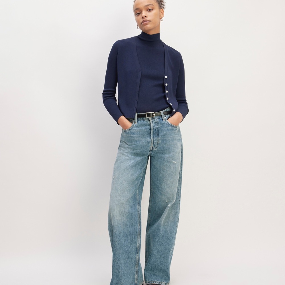 Everlane Light Blue Flare Jeans